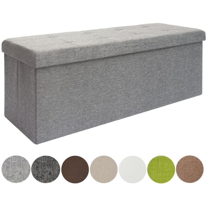 foto del prodotto dunedesign cassapanca 110x38x38cm incl 2 pareti divisorie marrone chiaro