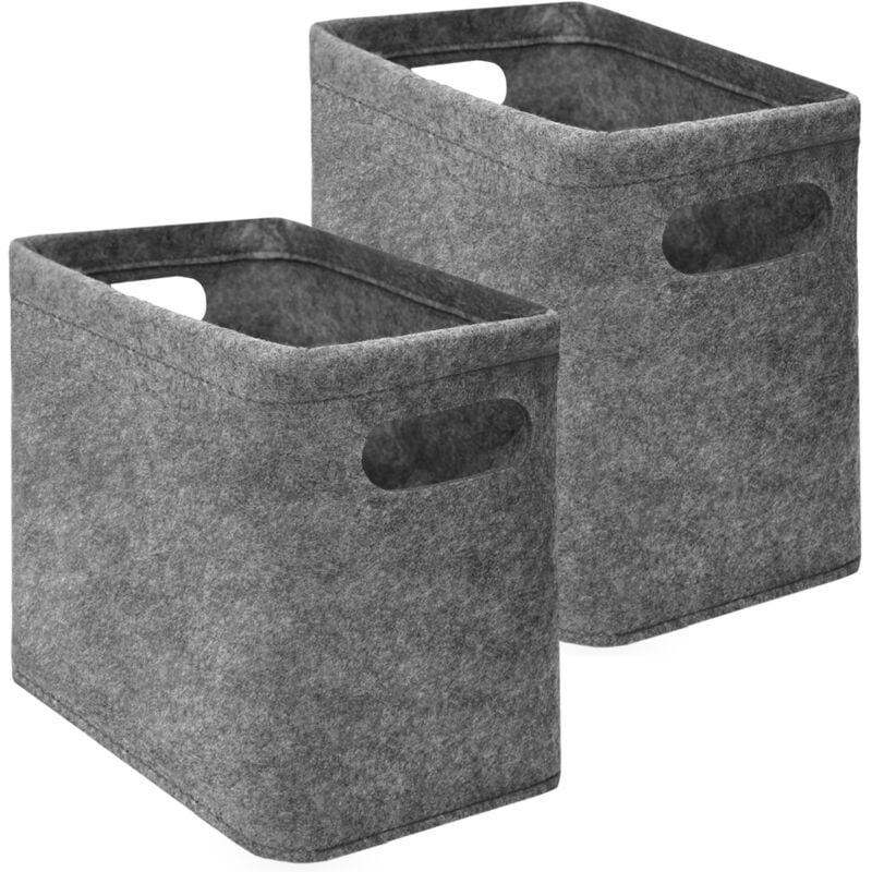 foto del prodotto dunedesign contenitore per carta igienica set di scatole in feltro da 8 rotoli cestino