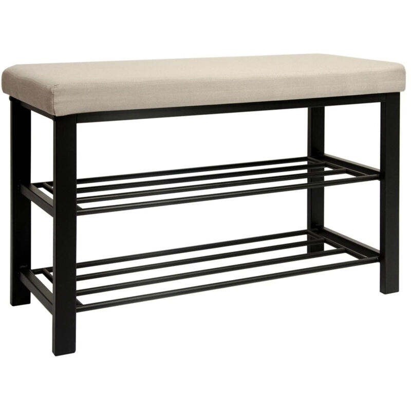 foto del prodotto dunedesign panca portascarpe 81x32x46 panca ingresso con scarpiera organizer porta scarpe