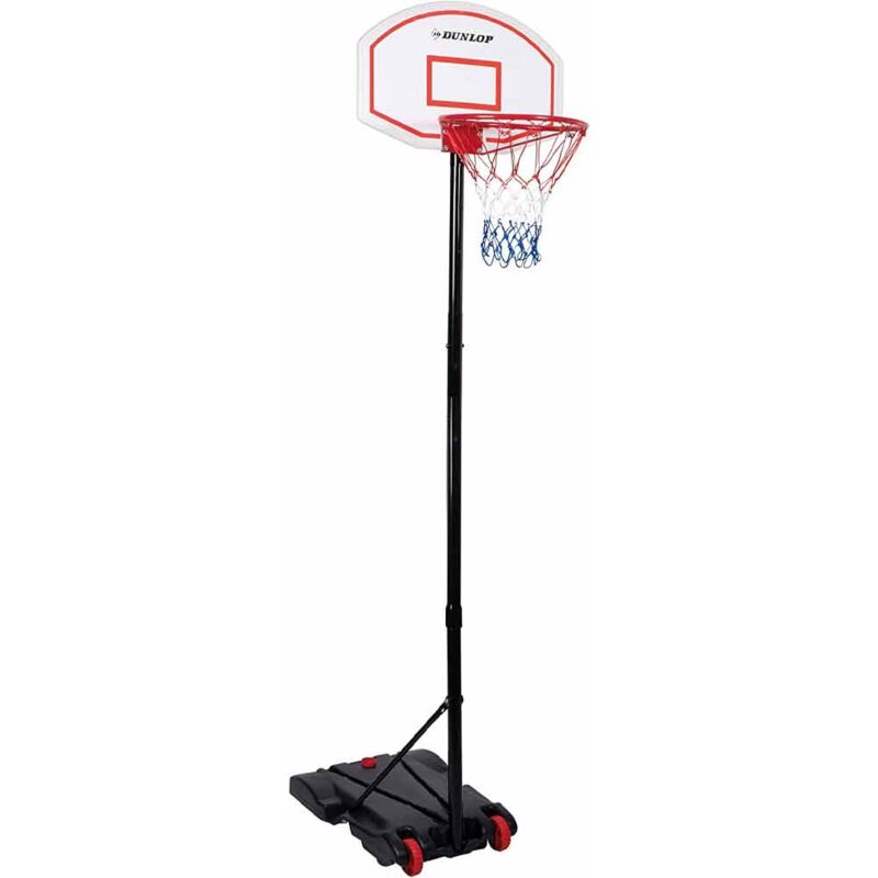 foto del prodotto dunlop canestro da basket supporto altezza regolabile per esterni pallacanestro sport