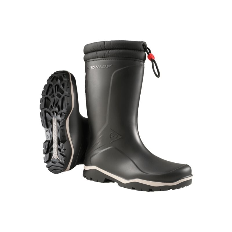 foto del prodotto dunlop - k400061 stivali impermeabili fodera peliccia blizzard neri 46