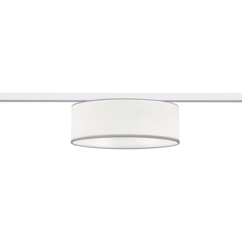 foto del prodotto duoline plafoniera hotel tessuto bianco d. 30cm