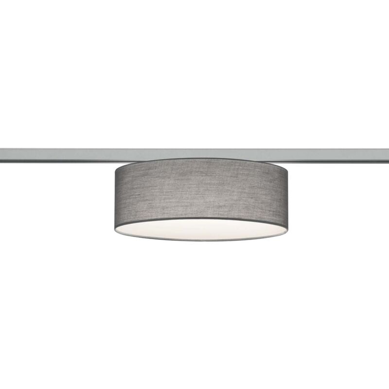 foto del prodotto duoline plafoniera hotel tessuto grigio d. 30cm