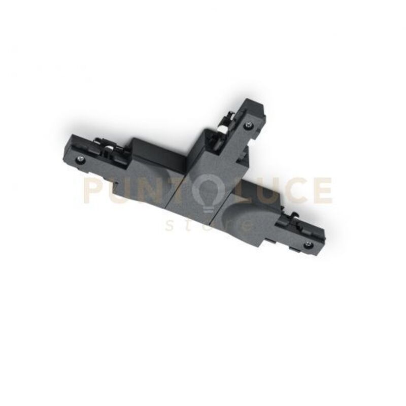 foto del prodotto duoline raccordo a t nero terra a sx l. 17cm x h. 9cm per sistema binario