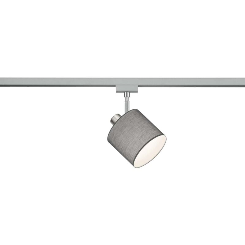 foto del prodotto duoline tommy spot orientabile paralume grigio d. 12cm