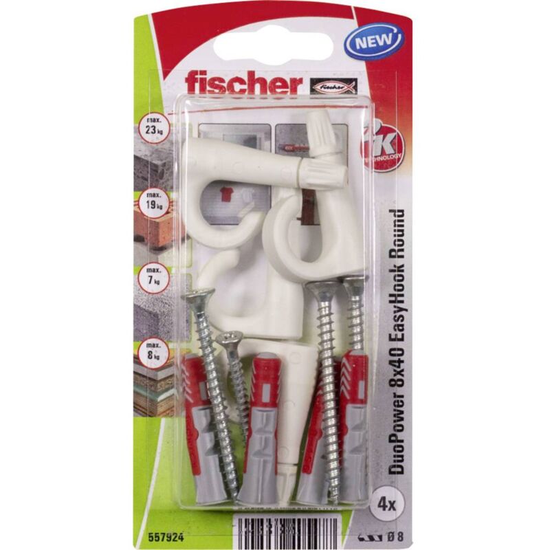 foto del prodotto duopower 8x40 easyhook round k 4 assortimento tasselli 557924 1 kit fischer