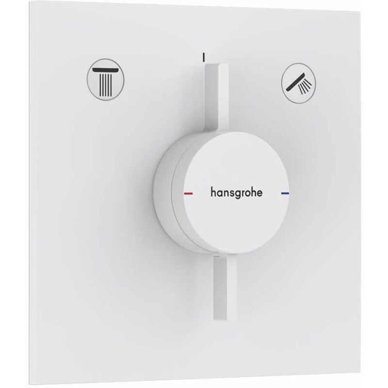 foto del prodotto duoturn e miscelatore ad incasso per 2 utenze, bianco opaco 75417700 hansgrohe