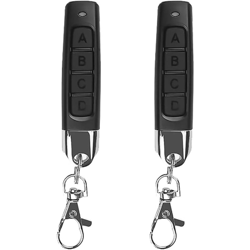 foto del prodotto duplicatore di telecomando universale per porta da garage 433 mhz 4 pulsanti telecomando per copiare tutti i codici fissi codici scorrevoli 2