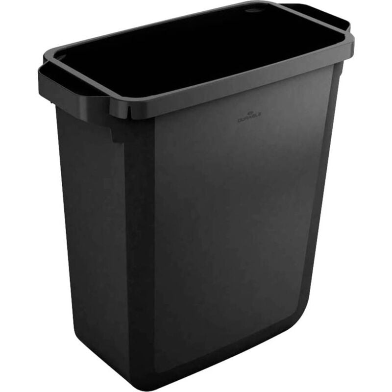 foto del prodotto durabin eco 1800503221 bidone della spazzatura 60 l plastica l x a x p 590 x 600 x 282 mm nero 1 pz. durable