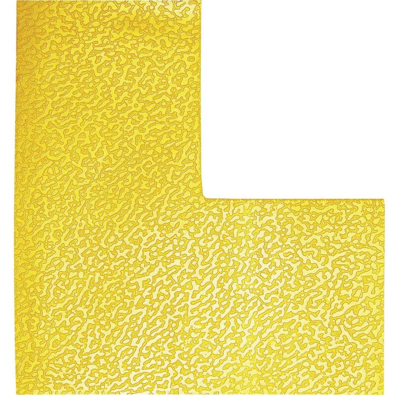foto del prodotto durable 170204 lo spazio a forma di marcatura l giallo segnale 10 pz. l x l x a 100 x 100 x 0.7 mm