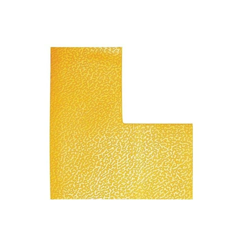foto del prodotto durable 170204 segnaletica da pavimento forma a l, confezione da 10 pezzi, giallo