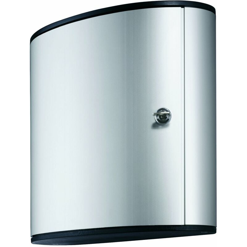 foto del prodotto durable 195123 key box 18, cassetta portachiavi con serratura, 302 x 280 x 118 mm, capacit 18 chiavi, argento metallizzato
