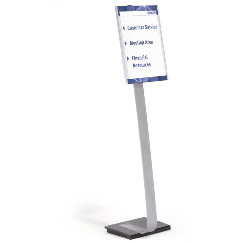 foto del prodotto durable info sign stand a3 4813 supporto da pavimento per info din a3 36 mm x 125 mm x 80 mm 1 pz.