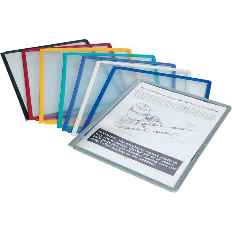 foto del prodotto durable pannelli di display blu per supporti da tavolo, pareti e vario sherpa 5 unit 