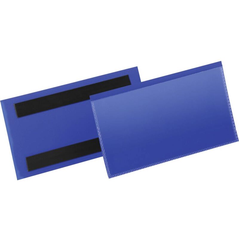 foto del prodotto durable porta etichette magnetico 174207 blu 150 mm x 76 mm