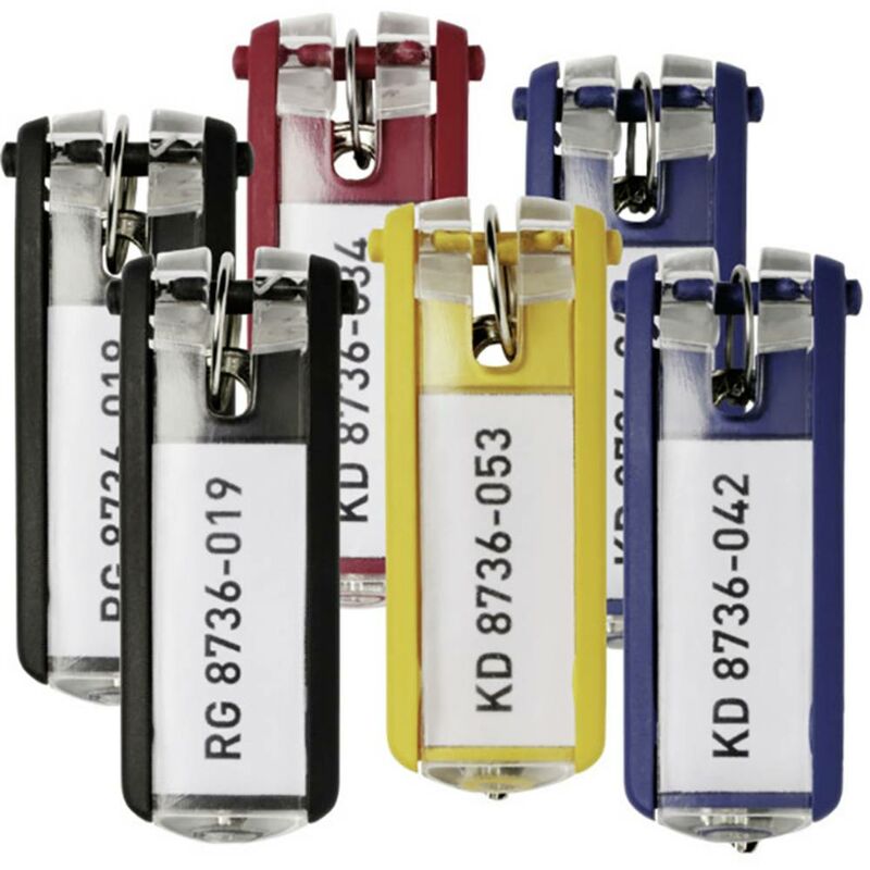 foto del prodotto durable portachiavi 194927 key clip multicolore 24 pz.