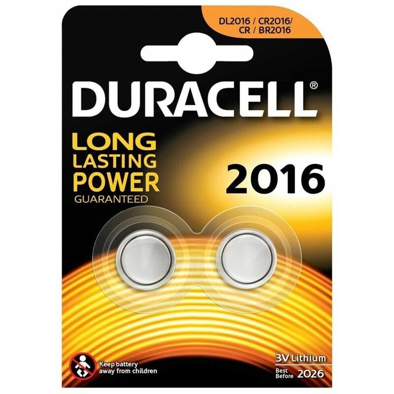 foto del prodotto duracell batteria 3v al litio dl2016 2016 bl2