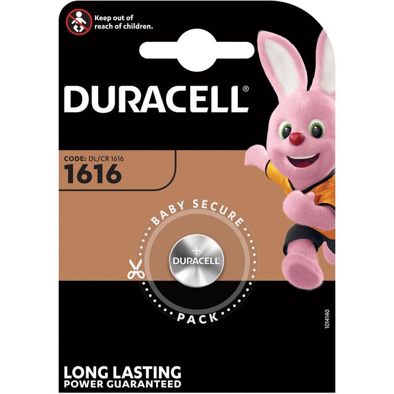 foto del prodotto duracell batteria a bottone 1616 bl.1pz.