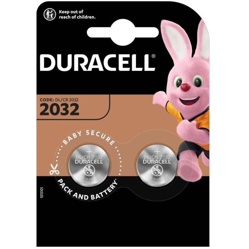 foto del prodotto duracell batteria a bottone cr2032 bl.2pz.