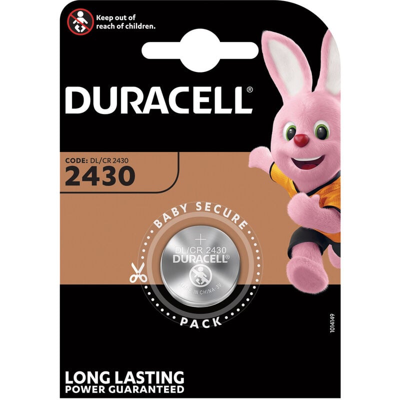 foto del prodotto duracell batteria a bottone cr2430 bl.1pz.