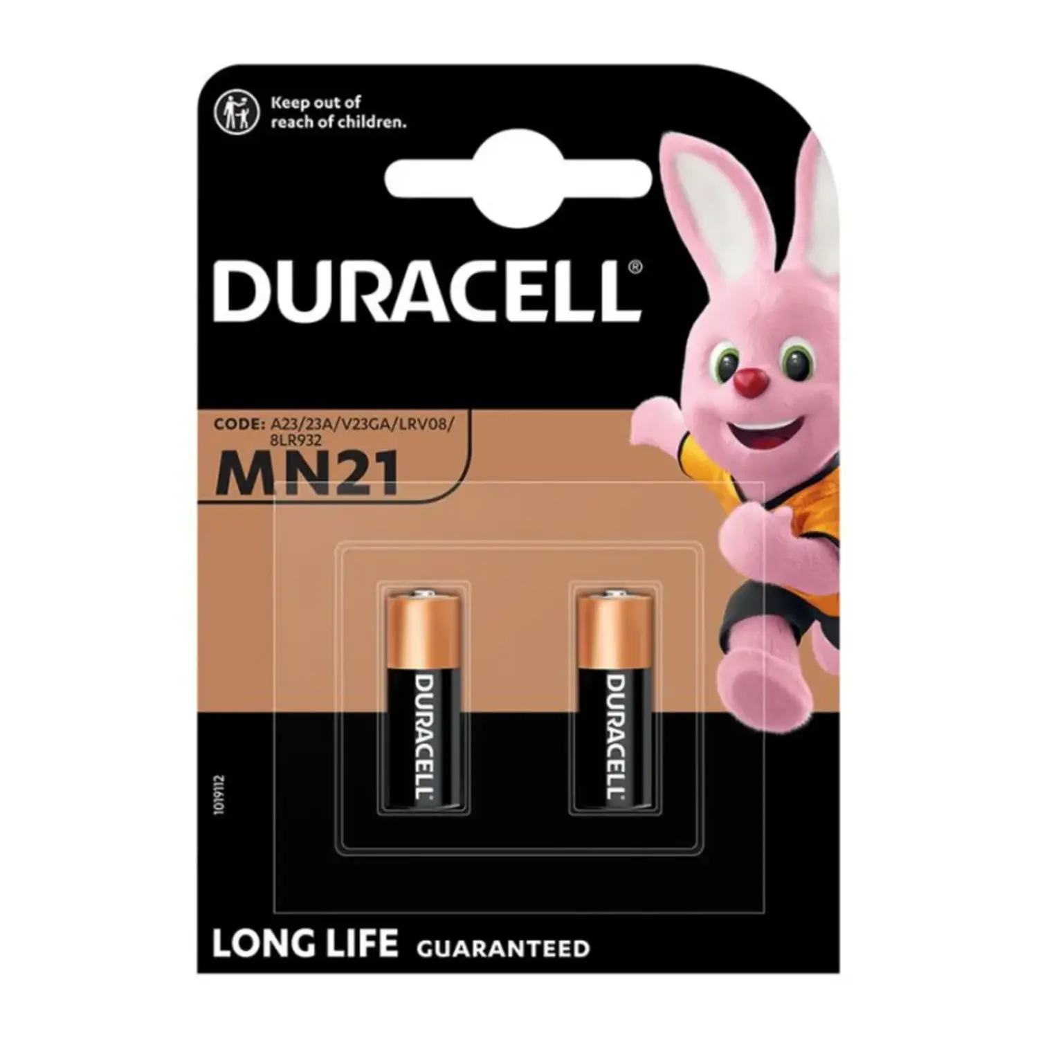 foto del prodotto duracell batteria alcalina duracell per radiocomando 12volt a23 23a v23ga 2 pezzi mn21