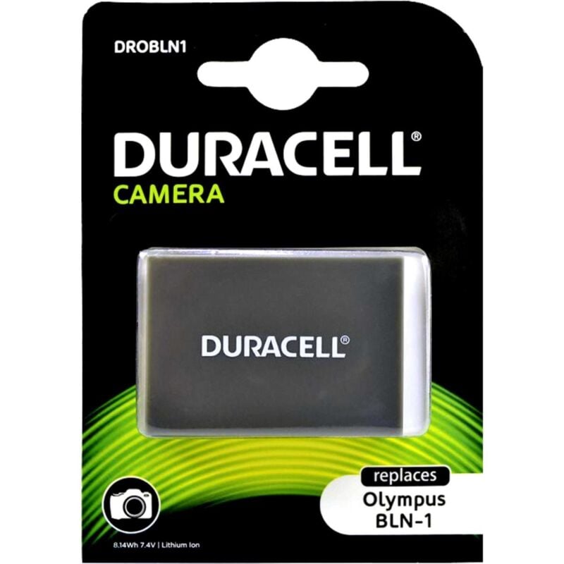 foto del prodotto duracell batteria li ion 1100 mah per olympus pen f om d e m1, em 5, e m5, e m5 mark ii pen e p5