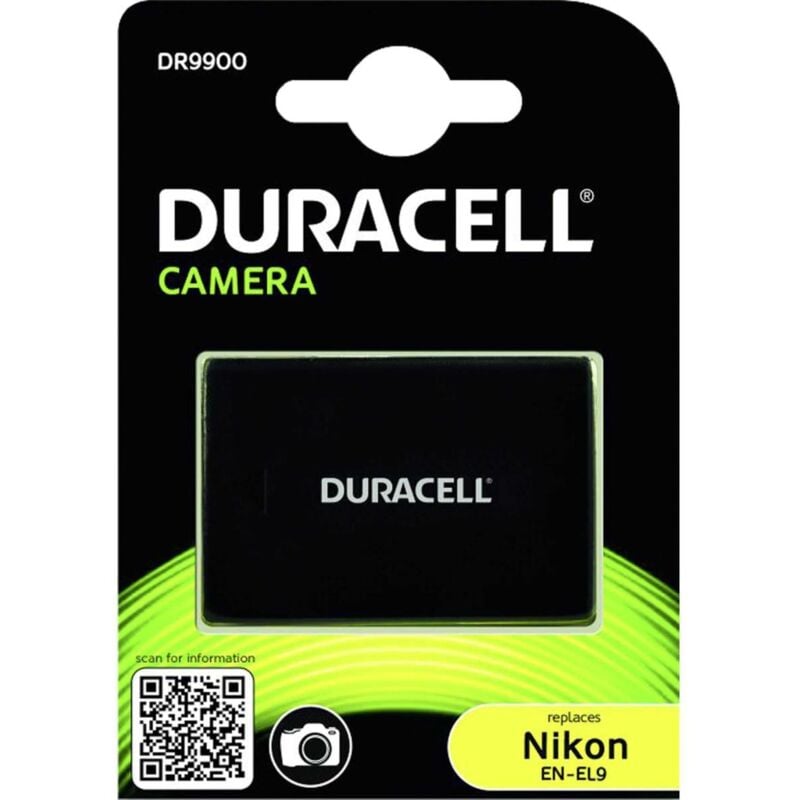 foto del prodotto duracell batteria per fotocamera li ion 1050 mah per nikon d40, d40x, d60