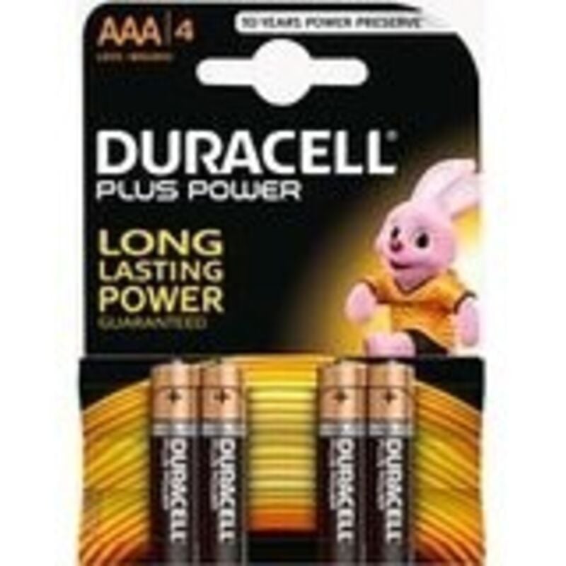 foto del prodotto duracell batteria stilo alcalina pluspower mn2400 bl.4 m cod. du0201 