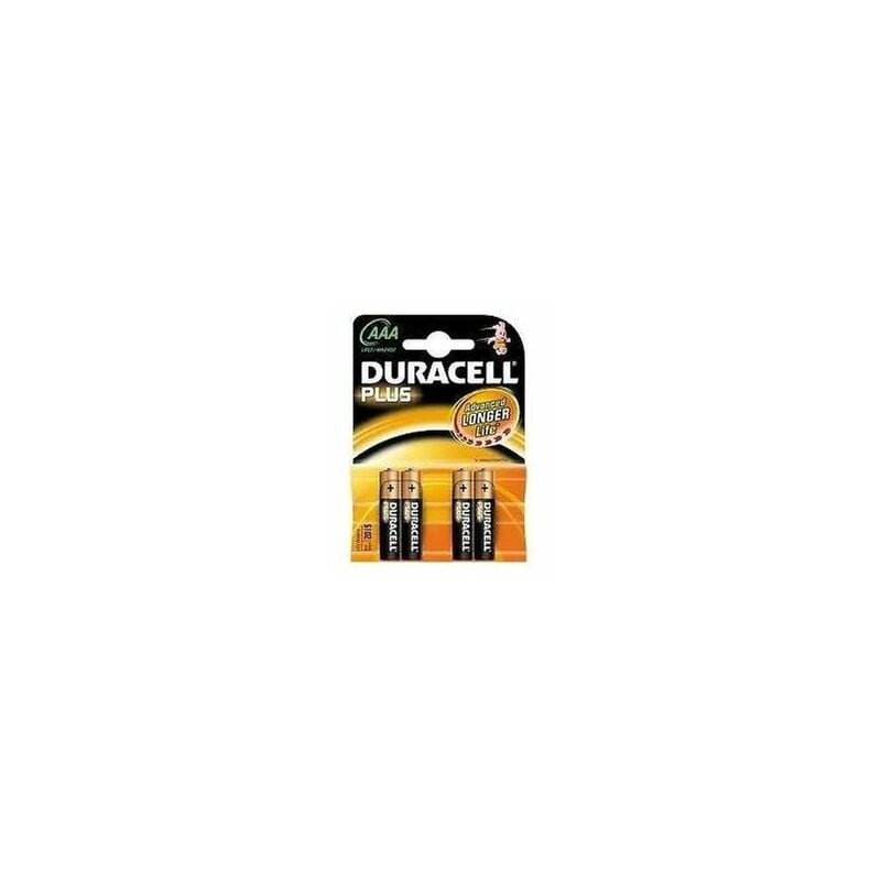 foto del prodotto duracell batterie batteria ministilo 4 pz mn2400 2400 pile plus aaa