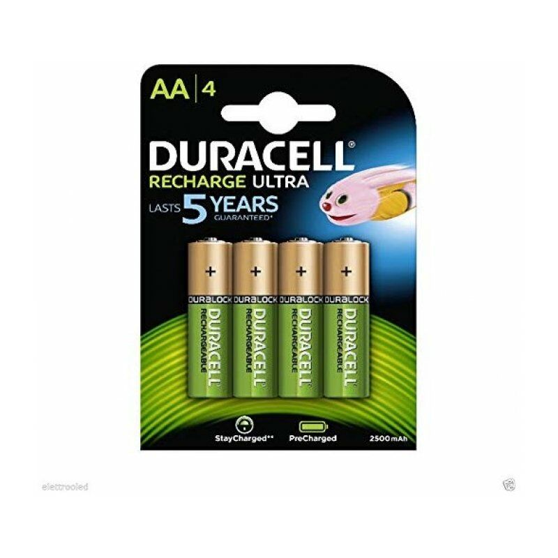 foto del prodotto duracell batterie ricaricabili stilo aa 1300mah conf. 4pz