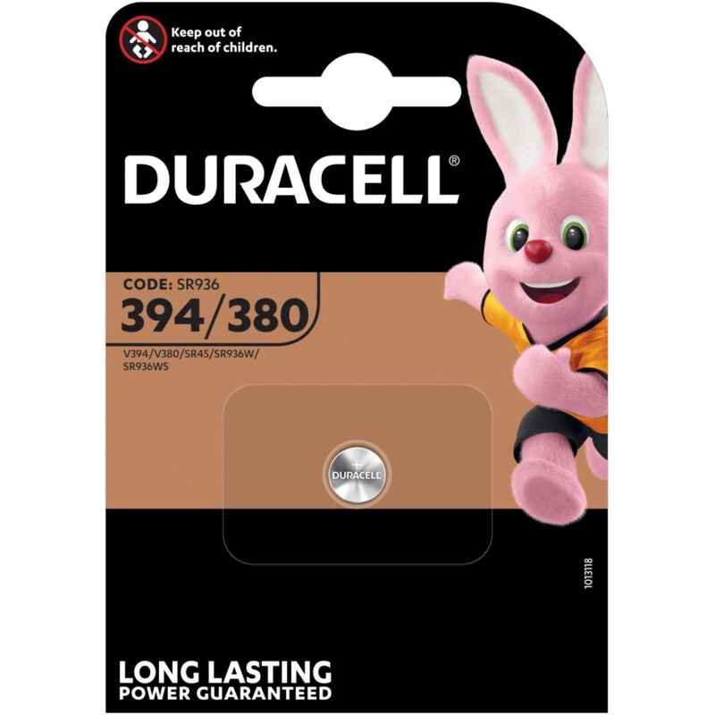 foto del prodotto duracell batterie specialistiche 394 all ossido di argento 1,5v cod. du89 