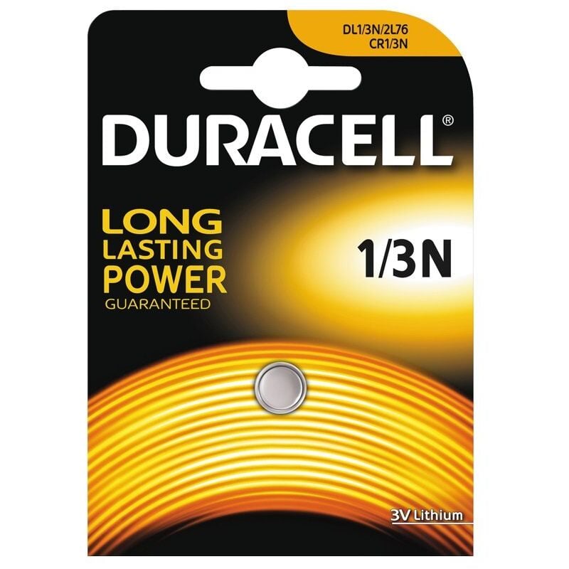 foto del prodotto duracell blister da 1 pila a bottone al litio 3v 160mah 1 3n