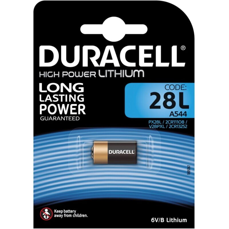 foto del prodotto duracell blister da 1 pila al litio 6v 160mah px28, 28l