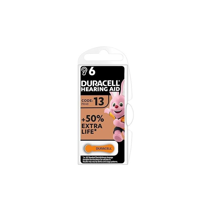 foto del prodotto duracell blister da 6 batterie code 13