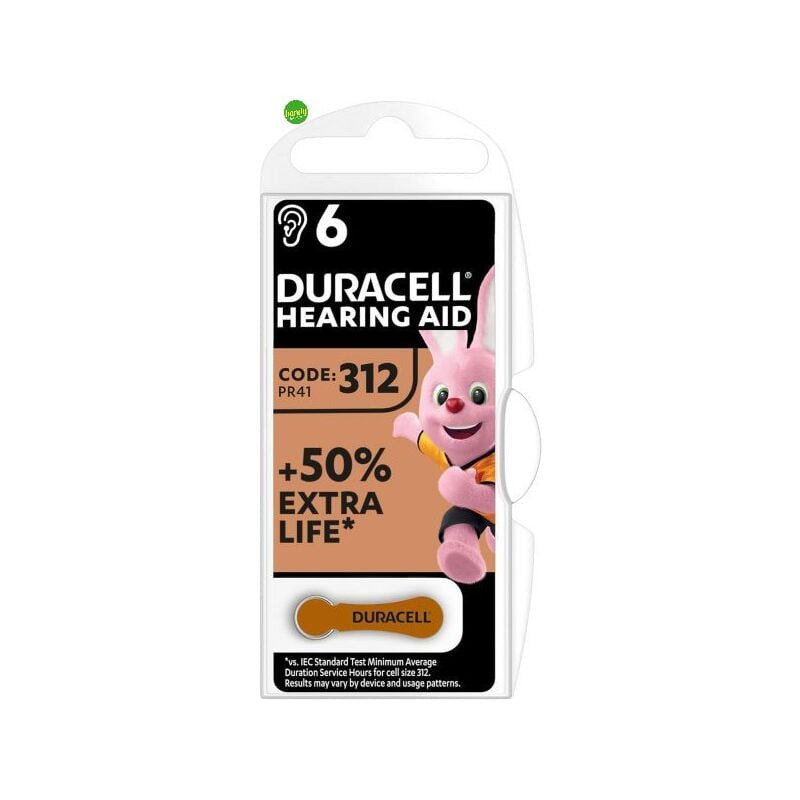 foto del prodotto duracell easy tab312 marrone 6 pz