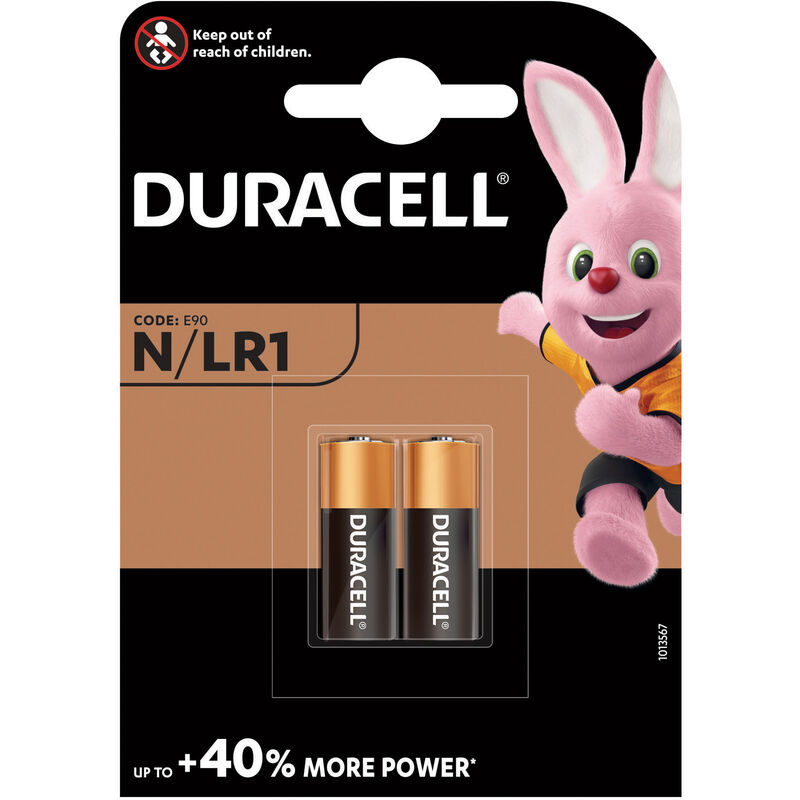 foto del prodotto duracell pila alcalina 1,5v.n lr1 pz.2