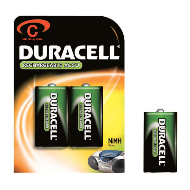 foto del prodotto duracell pila ricaricabile mezza torcia c 