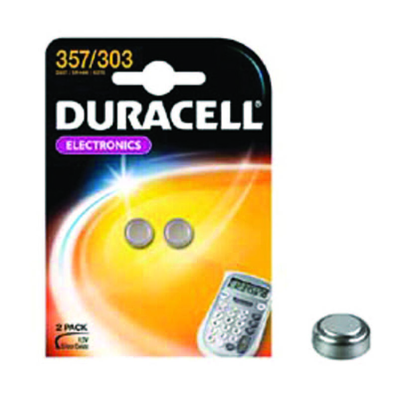 foto del prodotto duracell pila specialistica a pastiglia all ossido d argento 357 303 
