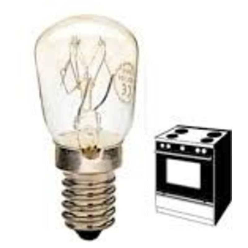 foto del prodotto duralamp lampada peretta per forno 25x57 e14 15w 230v chiara cod. 00120 