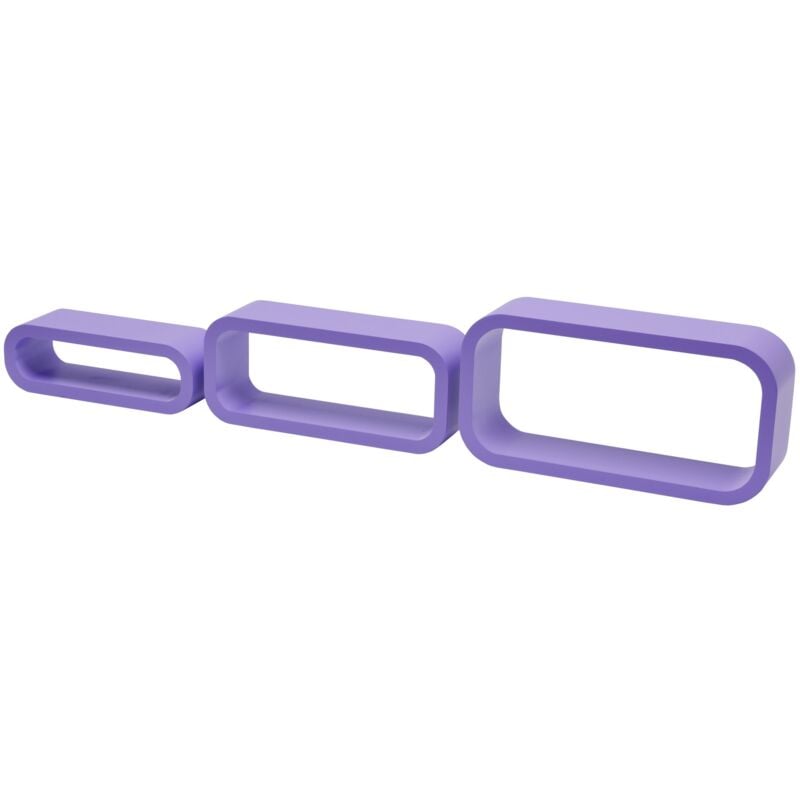 foto del prodotto duraline gioco 3 cubi ovale angolo curvi, legno, lilla, 40 x 20 x 10cm, 2 unit 