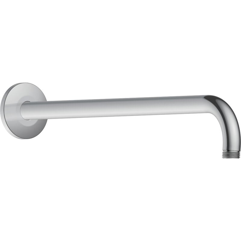 foto del prodotto duravit braccio doccia universal per fissaggio a parete, rosetta rotonda, 410 mm, cromo