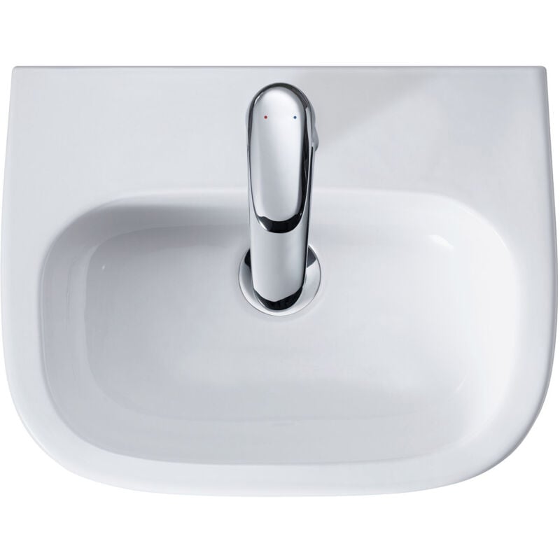 foto del prodotto duravit d code lave mains, avec trou pour robinet, avec