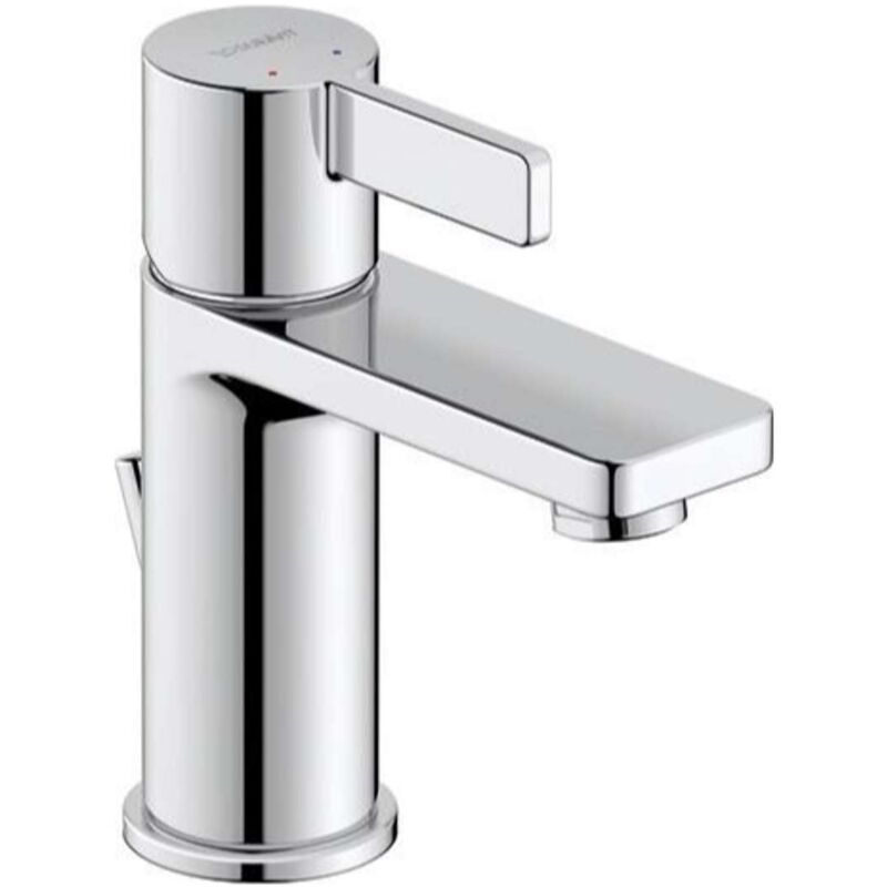 foto del prodotto duravit d neo miscelatore da lavabo, con sistema di scarico, cromo de1010001010
