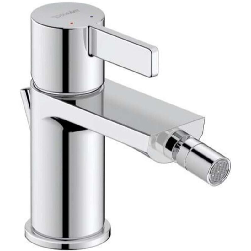 foto del prodotto duravit d neo miscelatore per bidet, con sistema di scarico, cromo de2400001010