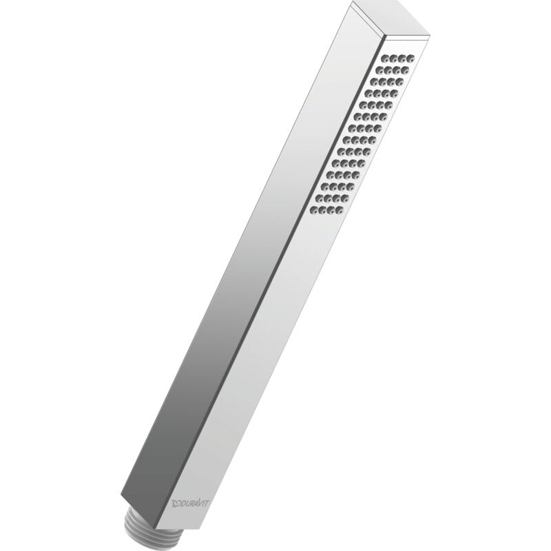 foto del prodotto duravit doccetta stick universal, con getto rain, quadrata, facile da pulire, cromo