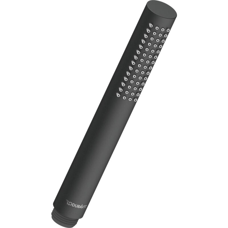 foto del prodotto duravit doccetta stick universal, con getto rain, rotonda, facile da pulire, nero opaco