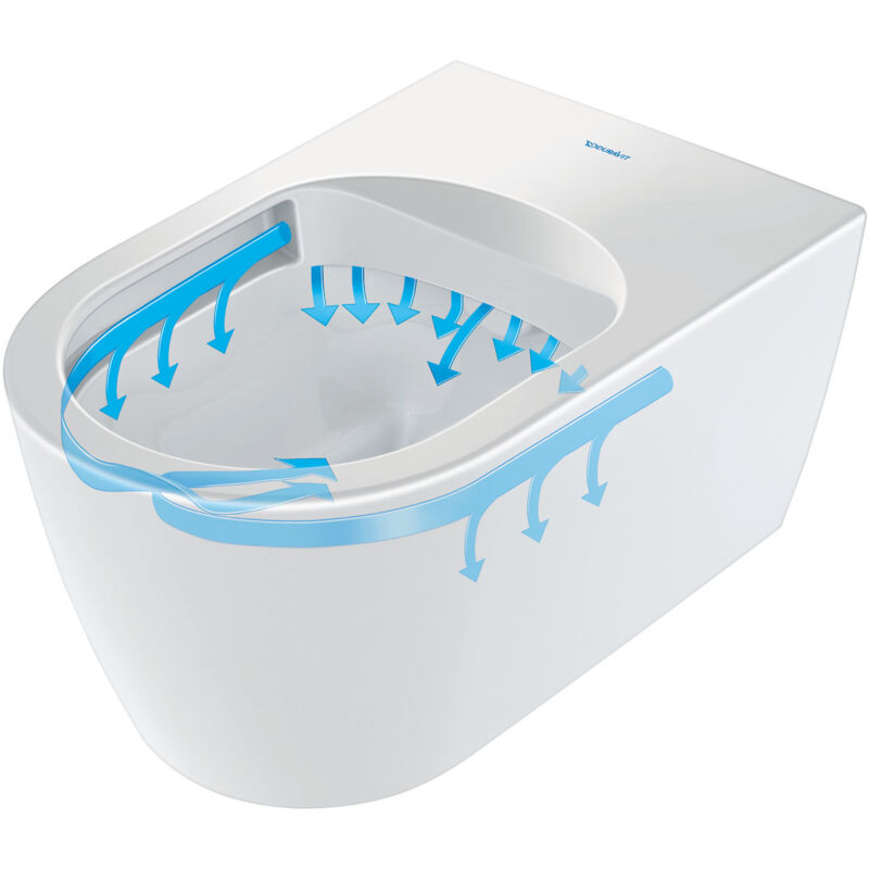 foto del prodotto duravit me by starck wc suspendu, compact, rimless, chasse d eau