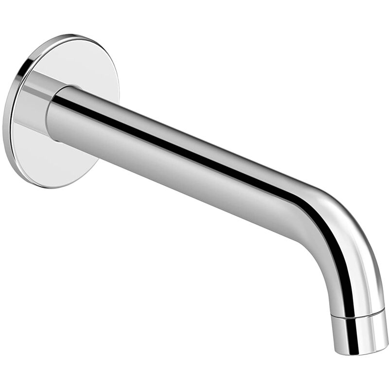 foto del prodotto duravit no.1 bocca di erogazione vasca, beccuccio per vasca con rosetta tonda, rubinetto bagno, cromo