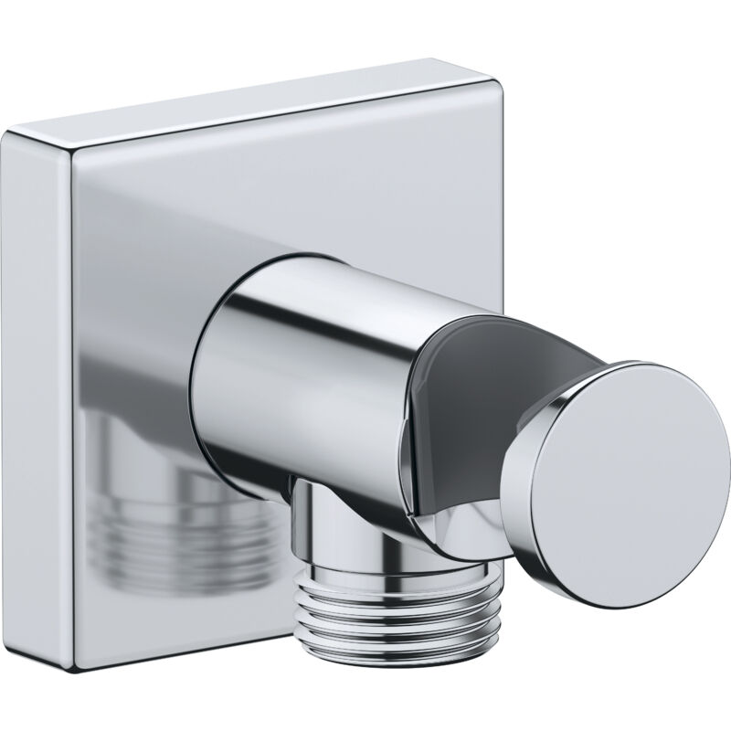 foto del prodotto duravit raccordo flessibile universal, incl. supporto doccetta, con rosetta quadrata, cromo