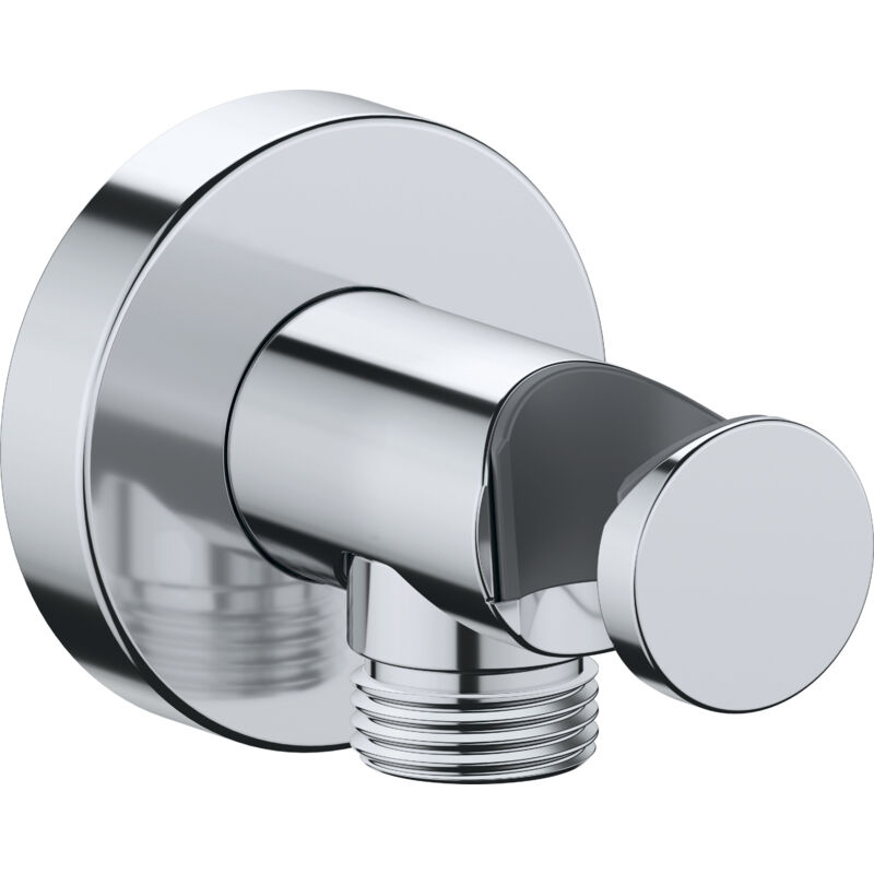 foto del prodotto duravit raccordo flessibile universal, incl. supporto doccetta, con rosetta tonda, cromo